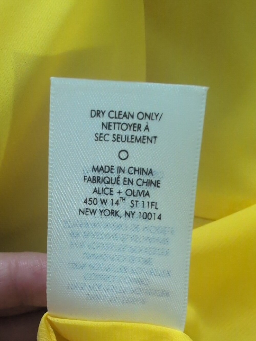 Alice + Olivia Yellow Floral Jacquard Mini Dress - Picture 4 of 6